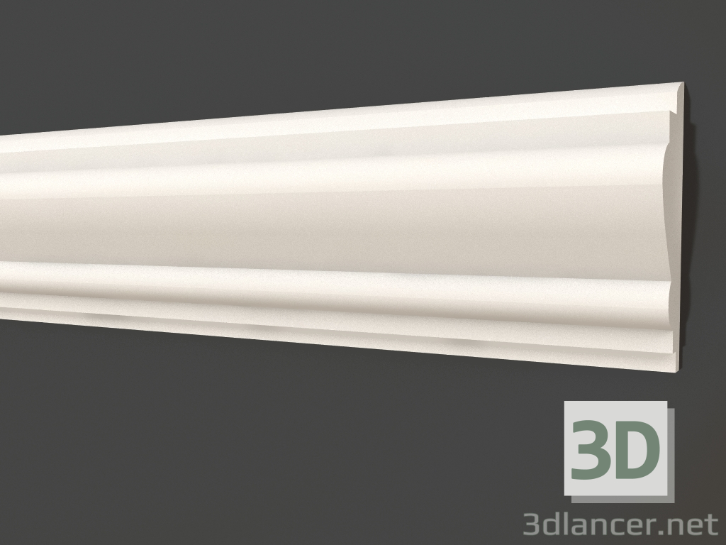 3d model Plaster molding LG 021 (50x17) - preview