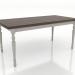 modèle 3D Table à manger 1600x800 mm (RAL 7044, noyer foncé) - preview
