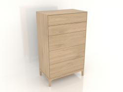 FARGO chest of drawers 750x450x1250 mm (lightened oak)