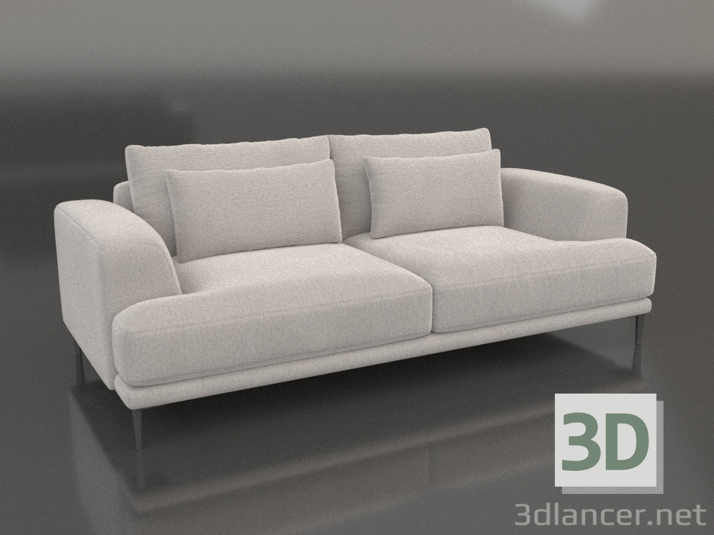 modèle 3D Canapé en velours Venue - preview