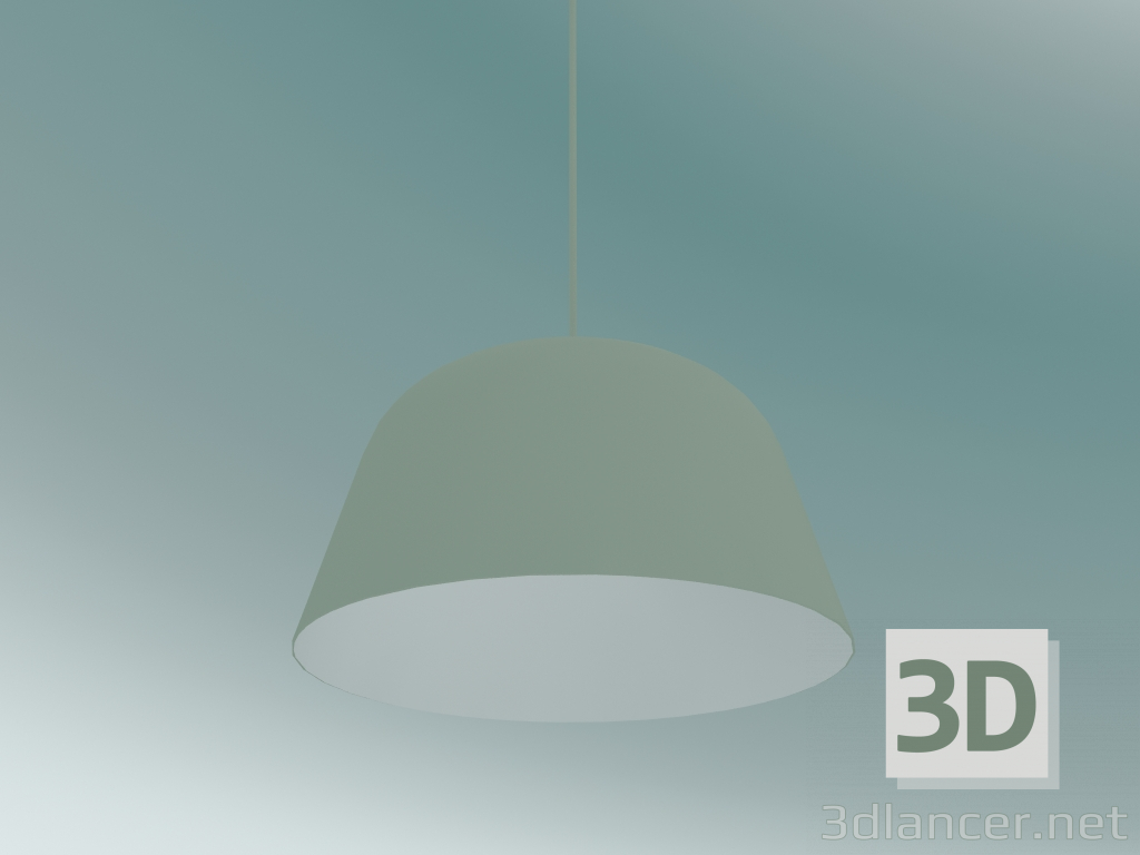 3d model Lámpara colgante Ambit (Ø40, verde polvoriento) - vista previa