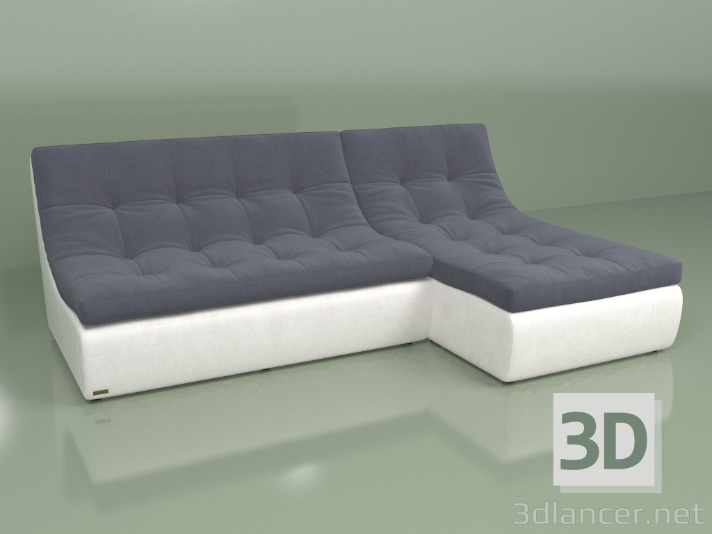 modèle 3D Canapé modulable Porto (Set 2) - preview