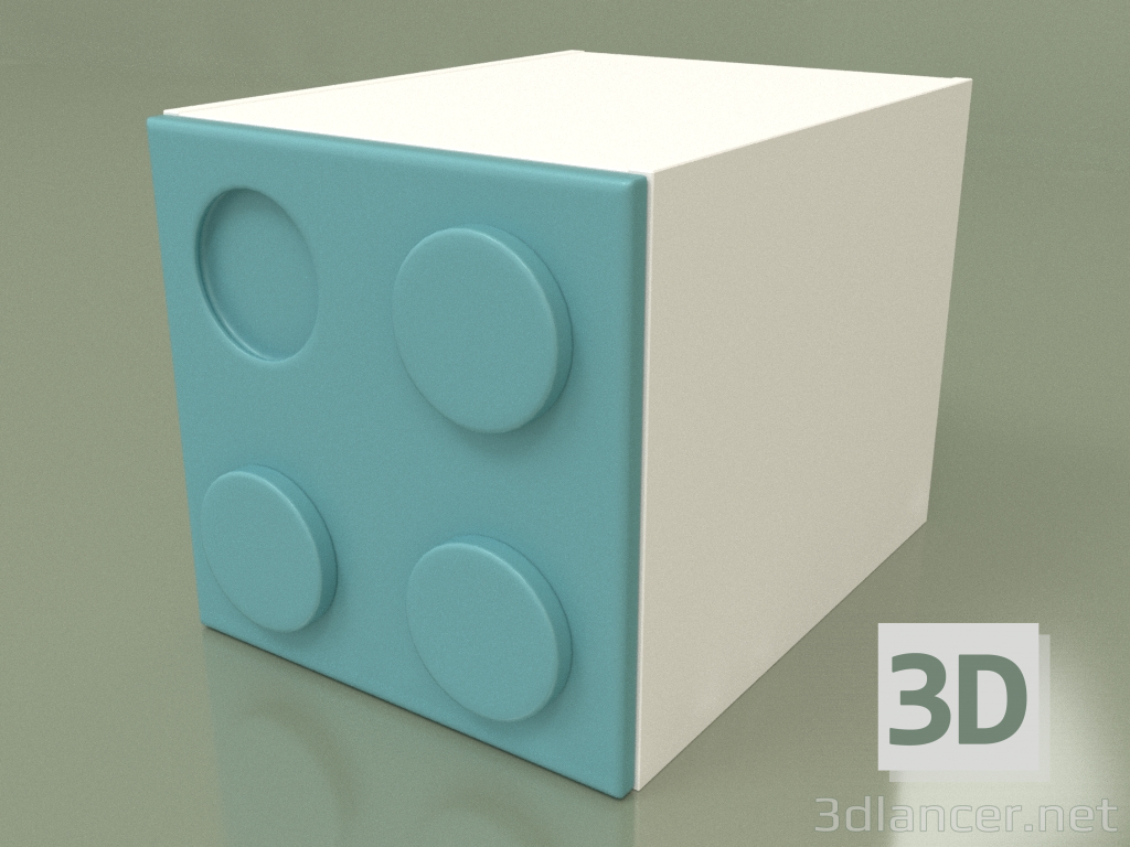 modèle 3D Armoire-cube enfant (Mussone) - preview