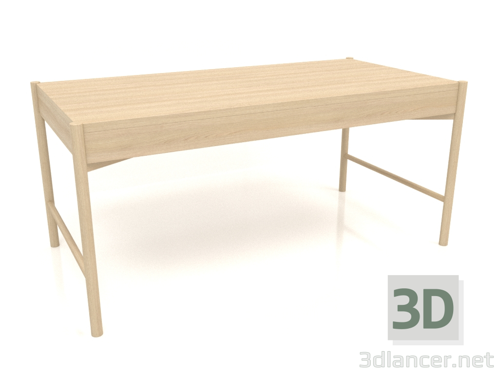3D Modell Esstisch DT 09 (1640x840x754, Holz weiß) - Vorschau