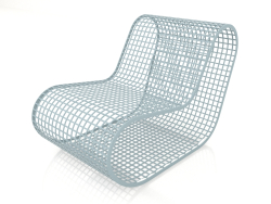 Club chair without rope (Blue gray)