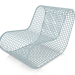 3D modeli İpsiz kulüp sandalyesi (Mavi gri) - önizleme
