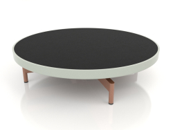 Round coffee table Ø90x22 (Cement gray, DEKTON Domoos)