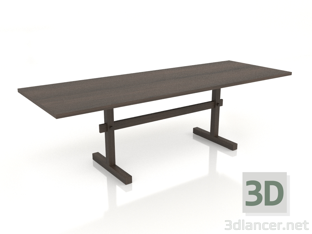 3D modeli Yemek masası Gaspard 240 (Koyu Meşe) - önizleme