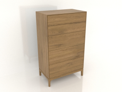 Chest of drawers FARGO 750x450x1250 mm (natural oak)
