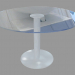 3d model Dining table (glass 120cm) - preview