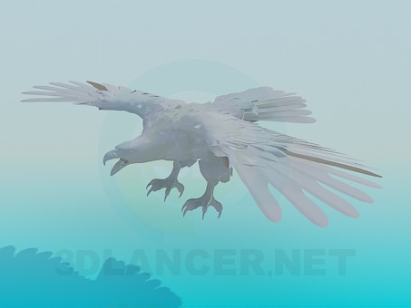 modelo 3D Águila del vuelo - escuchar modelo 3D Águila del vuelo - escuchar