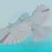 3D Modell Fliegender Adler - Vorschau