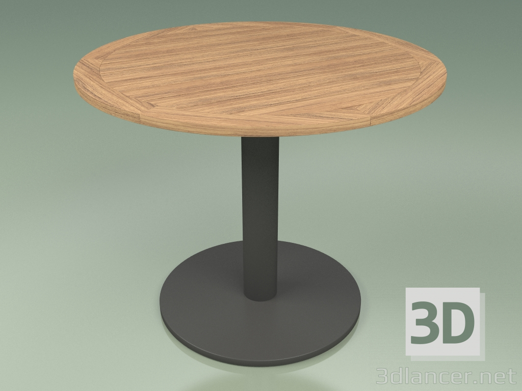3D Modell Tisch 003 (Metallstein, Teakholz) - Vorschau