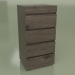 3d model Chest of drawers Mn 340 (Mocha) - preview