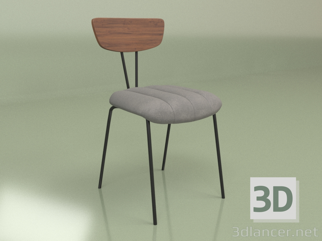 modèle 3D Chaise Apel (gris) - preview