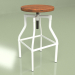 3d model Bar stool Machinist (white, solid willow) - preview
