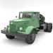 3d truck tractor model buy - render
