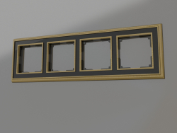 Frame for 4 posts Palacio (bronze-black)
