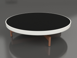 गोल कॉफी टेबल Ø90x22 (एगेट ग्रे, डेकटन डोमूज़)