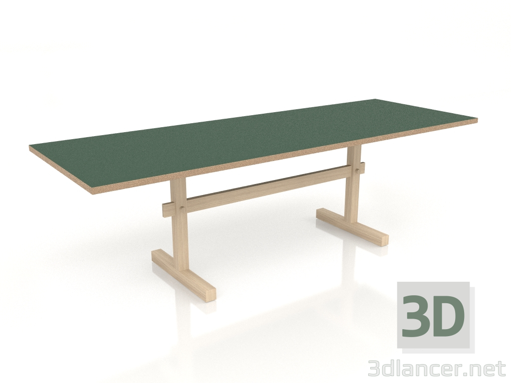 3D modeli Yemek masası Gaspard 240 (Açık Linolyum Yeşili) - önizleme