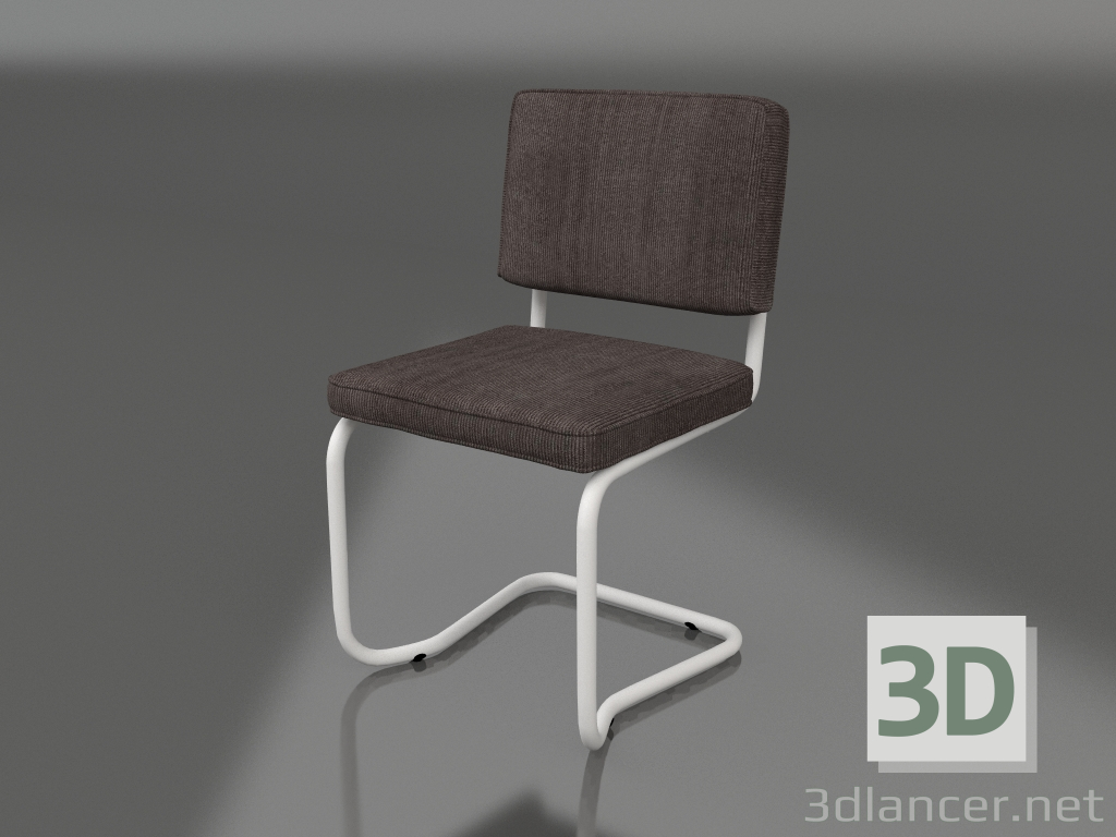 3d model Silla Ridge Rib Kink (gris) - vista previa