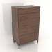 3D Modell Kommode FARGO 750x450x1250 mm (Tabak-Eiche) - Vorschau