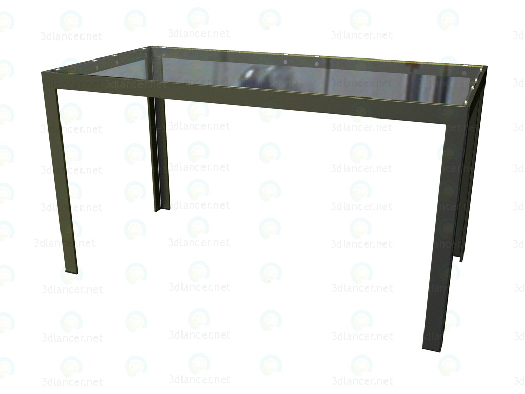 3D Modell Schreibtisch P1T1306V - Vorschau