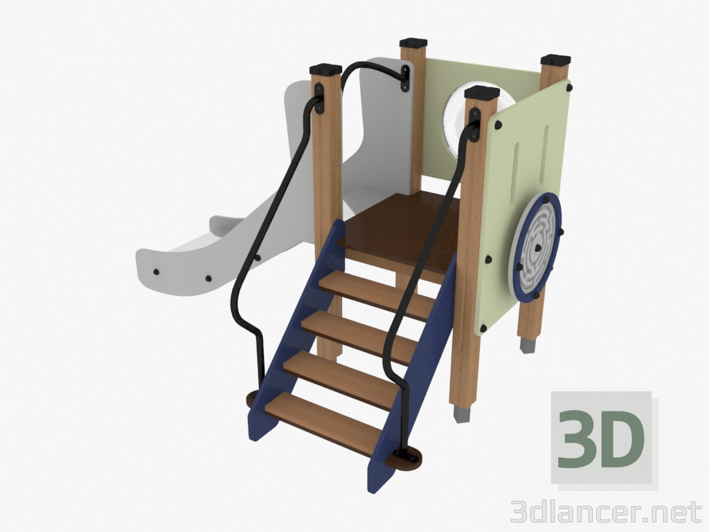 modello 3D Complesso per giochi per bambini (4426) - anteprima