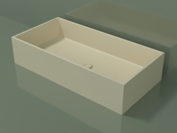 Countertop washbasin (01UN41101, Bone C39, L 72, P 36, H 16 cm)