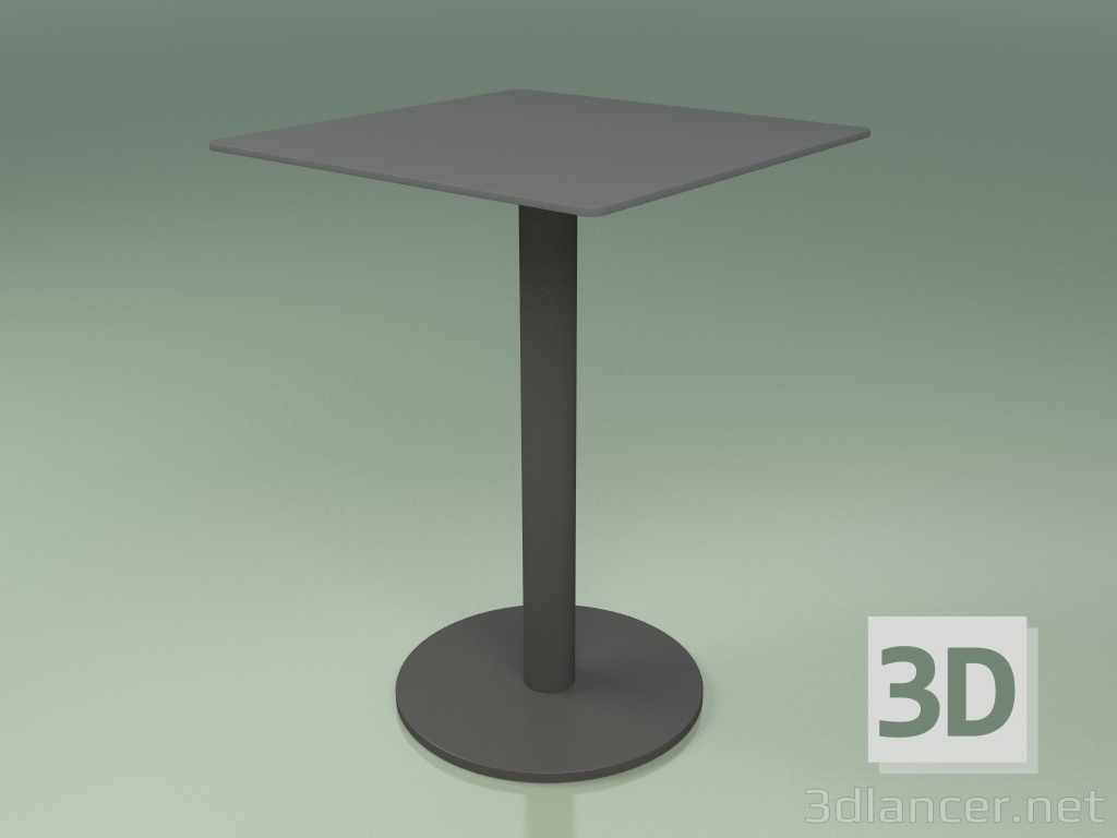 modello 3D Tavolo da bar 011 (Metal Smoke, HPL Grey) - anteprima