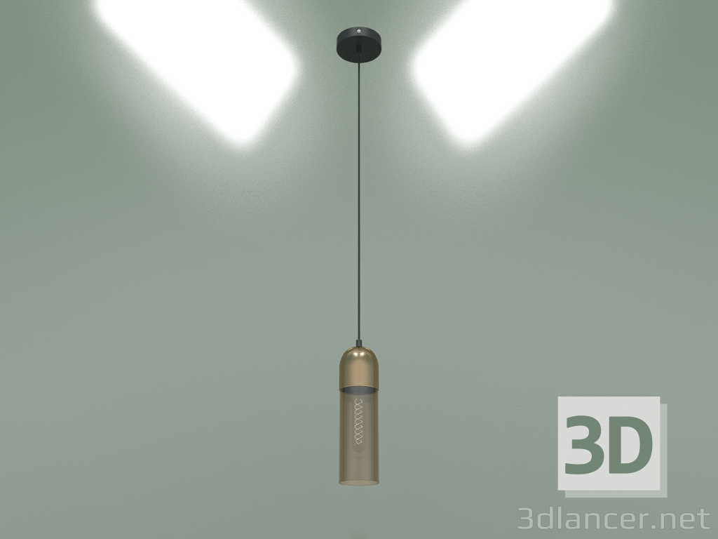 3d model Pendant lamp Airon 50180-1 (amber) - preview