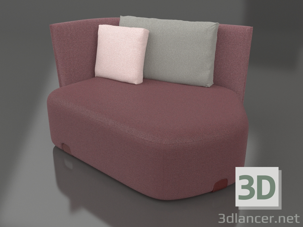 3d model Arosa module (Wine red) - preview