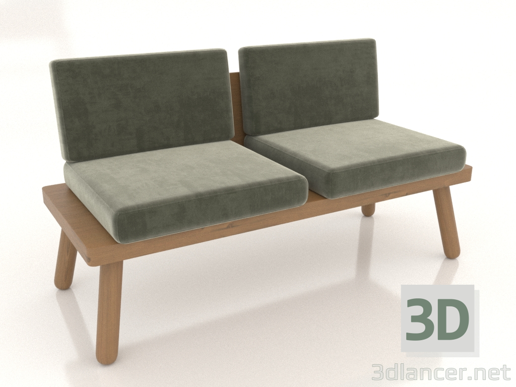 3D Modell Sofa AUF BEINEN - Vorschau