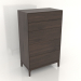 modèle 3D Commode FARGO 750x450x1250 mm (chêne foncé) - preview
