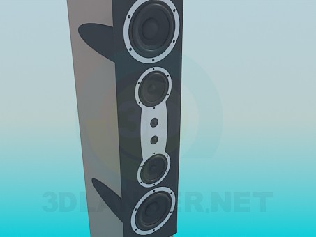 3d model Loudspeaker - preview 3d model Loudspeaker - preview