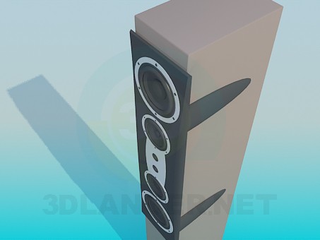 3d model Loudspeaker - preview 3d model Loudspeaker - preview