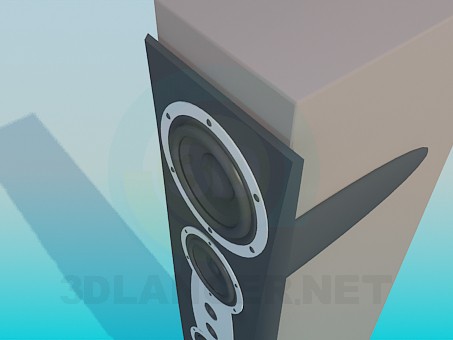 3d model Loudspeaker - preview 3d model Loudspeaker - preview