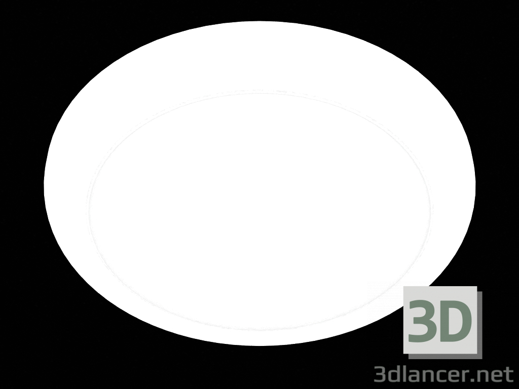 modello 3D Apparecchio da incasso a LED (DL18731_30W-White R Dim) - anteprima