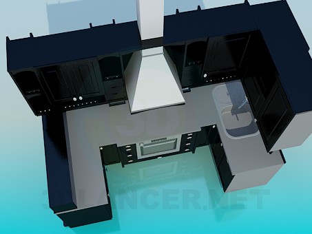 3d модель Кухня – превью 3d модель Кухня – превью