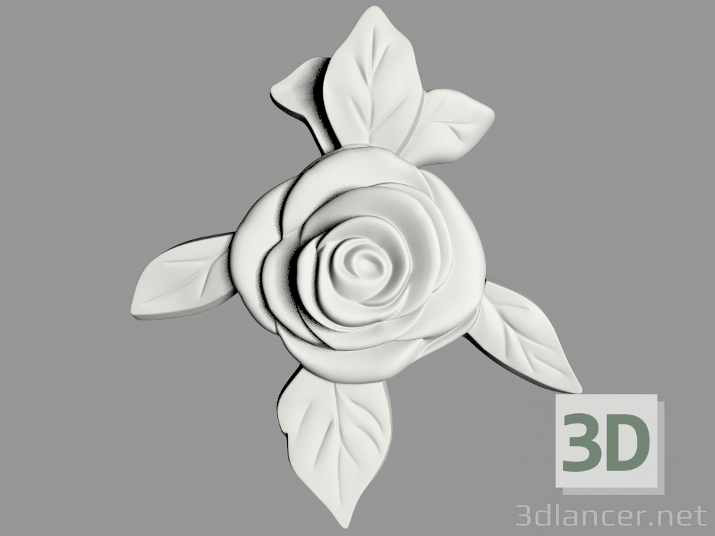 3D modeli Duvar dekoru (F84) - önizleme