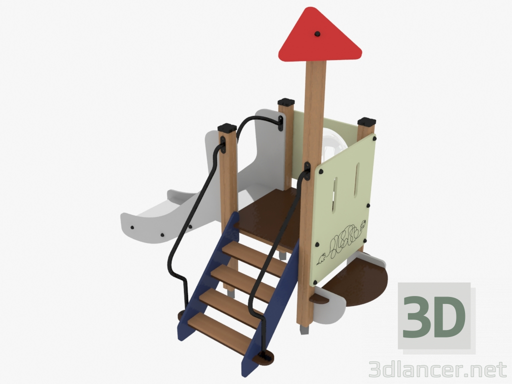 3d модель Детский игровой комплекс (4427) – превью