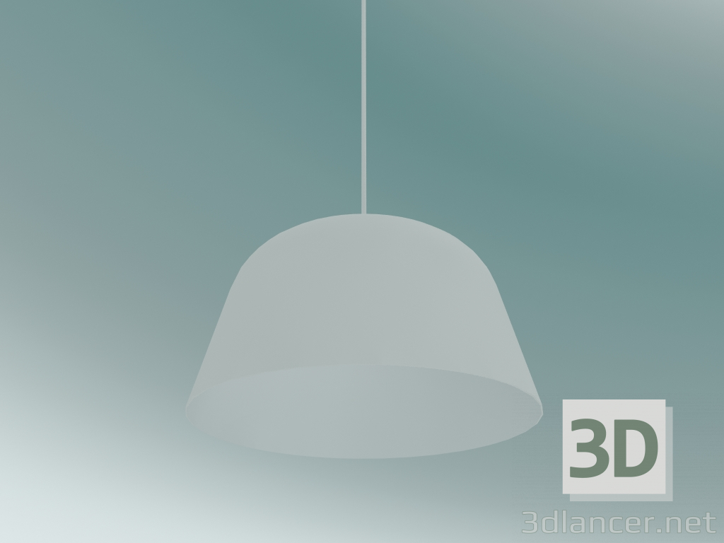 modello 3D Lampada a sospensione Ambit (Ø40, bianco) - anteprima