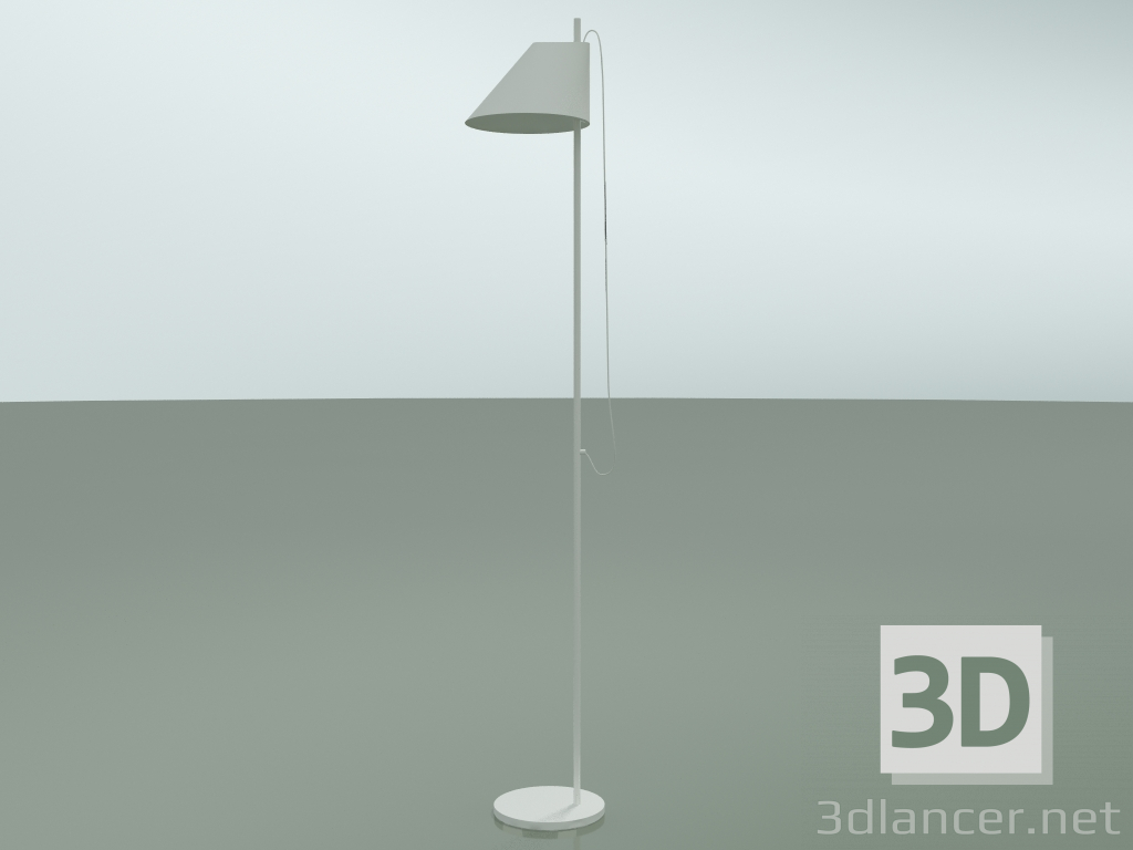 3d model Lámpara de pie YUH FLOOR (LED 27K, WHT) - vista previa