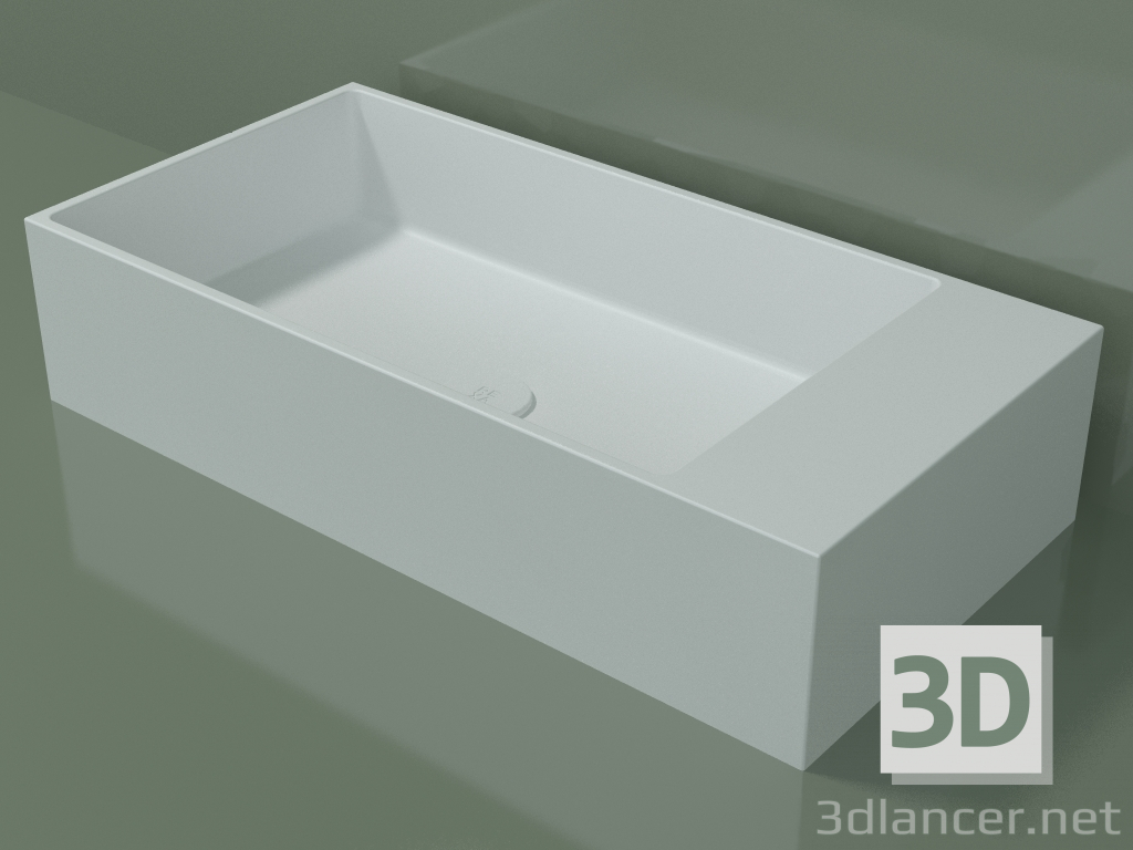 modello 3D Lavabo da appoggio (01UN41102, Glacier White C01, L 72, P 36, H 16 cm) - anteprima