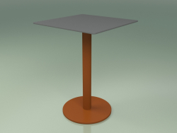 Tavolo da bar 011 (metallo ruggine, HPL grigio)