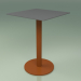 3D modeli Bar masası 011 (Metal Pas, HPL Gri) - önizleme