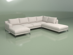 Modulares Sofa Sydney (C0Lv + C2 + C3 + C7Pr)