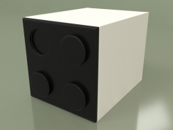 Armoire-cube pour enfants (Noir)