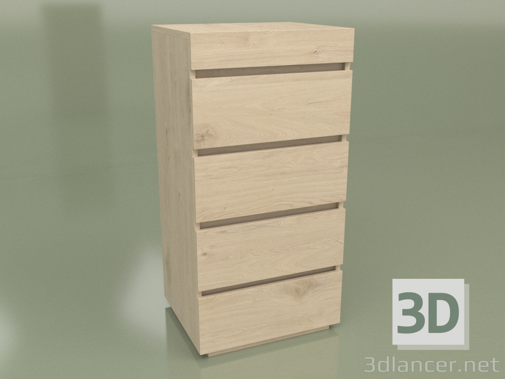 3d model Chest of drawers Mn 340 (Champagne) - preview