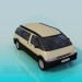3D Modell Minivan - Vorschau